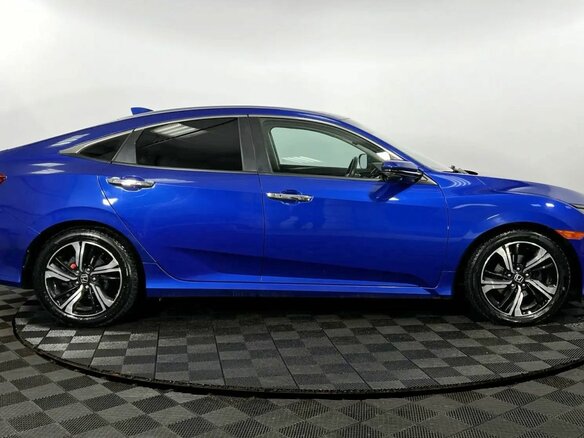 2015 Honda Civic X, синий, 1610000 рублей - вид 4