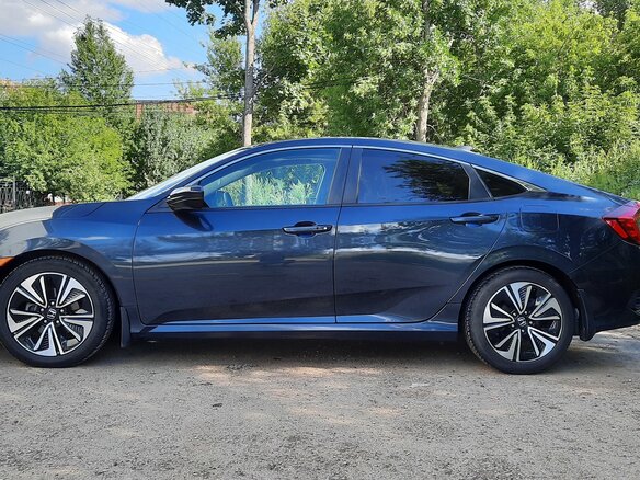 2016 Honda Civic X, синий - вид 3