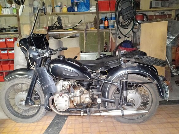 1961 Днепр К-750, чёрный - вид 1