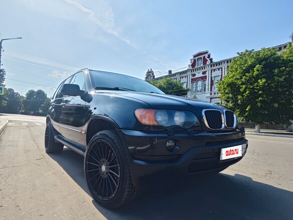 2002 BMW X5 3.0i I (E53), чёрный, 1070000 рублей - вид 1