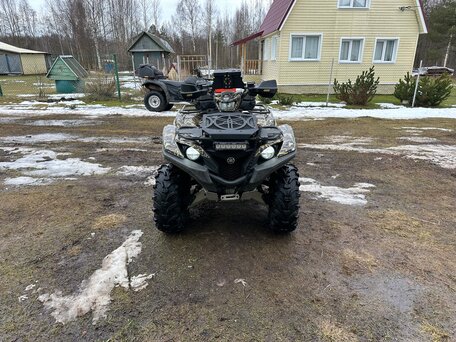 2019 Yamaha Grizzly 700, зелёный, 900000 рублей, вид 1
