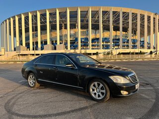 2007 Mercedes-Benz S-Класс 350 V (W221), чёрный, 730000 рублей, вид 3