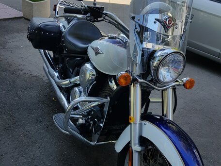 2013 Kawasaki VN900 Vulcan, синий, 560000 рублей, вид 4