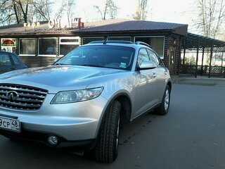 2005 Infiniti FX35 I (S50), серебристый, 1320000 рублей, вид 1