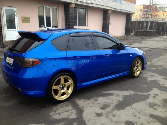 2008 Subaru Impreza WRX III, синий - вид 10
