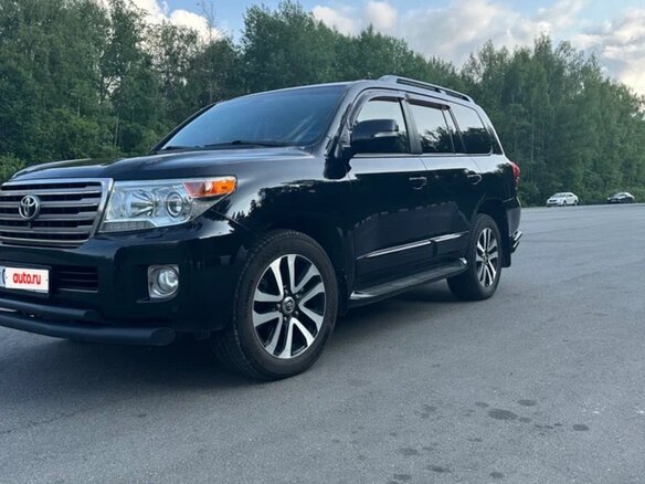 2013 Toyota Land Cruiser 200 Series Рестайлинг 1, чёрный, 4100000 рублей - вид 8
