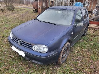 1999 Volkswagen Golf IV, синий, 250000 рублей, вид 1
