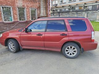 2007 Subaru Forester II Рестайлинг, красный, 800000 рублей, вид 4