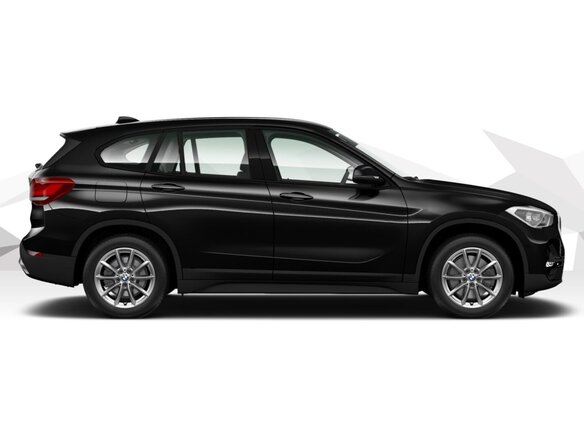 2021 BMW X1 20i xDrive II (F48) Рестайлинг, чёрный - вид 3