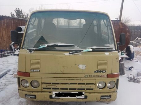 1991 Nissan Atlas, жёлтый, 1300000 рублей, вид 1