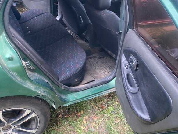 1998 Hyundai Elantra II (J2, J3), зелёный - вид 2