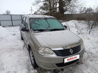 2012 Renault Logan I Рестайлинг, бежевый, 380000 рублей, вид 1