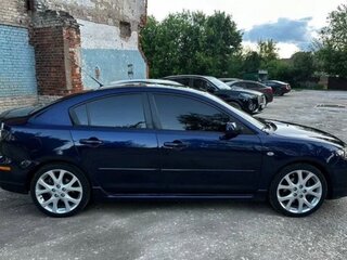 2008 Mazda 3 I (BK) Рестайлинг, синий, 440000 рублей, вид 5