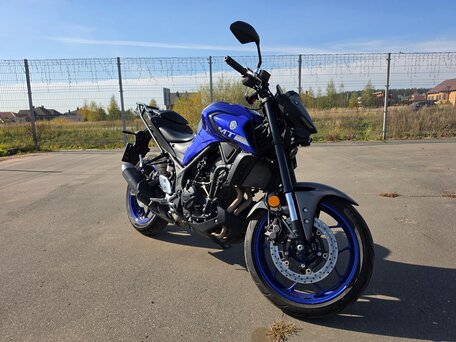 2020 Yamaha MT-03, синий, 540000 рублей, вид 1