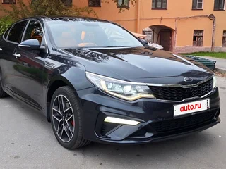 2019 Kia Optima IV Рестайлинг, синий, 1820000 рублей, вид 1