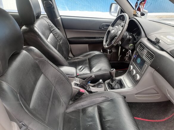 2007 Subaru Forester II Рестайлинг, чёрный, 850000 рублей - вид 6