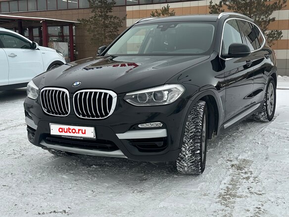 2019 BMW X3 20d xDrive III (G01), чёрный, 3500000 рублей