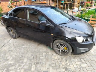 2012 Chevrolet Aveo II, чёрный, 423000 рублей, вид 5