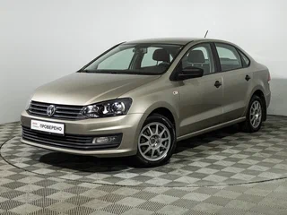 2017 Volkswagen Polo V Рестайлинг, бежевый, 999700 рублей, вид 1