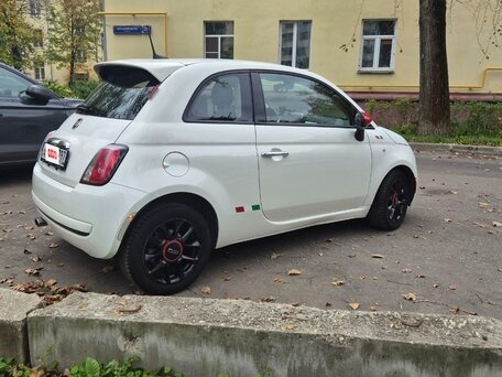 2016 Fiat 500 II Рестайлинг, белый, 1260000 рублей, вид 4