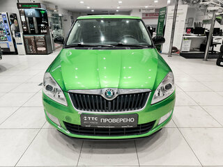 2012 Skoda Fabia II Рестайлинг, зелёный, 580000 рублей, вид 2