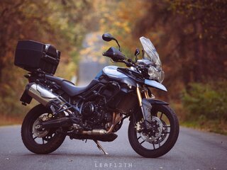2013 Triumph Tiger 800, голубой, 610000 рублей, вид 1