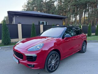 2016 Porsche Cayenne Diesel II Рестайлинг (958), красный, 4350000 рублей, вид 2