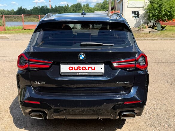 2021 BMW X3 30i xDrive III (G01) Рестайлинг, синий - вид 9