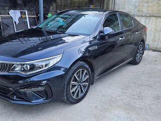 2019 Kia Optima IV Рестайлинг, синий, 1900000 рублей, вид 1