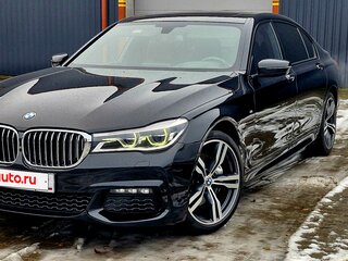 2017 BMW 7 серии Long 740Li xDrive VI (G11/G12), чёрный, 3550000 рублей, вид 1