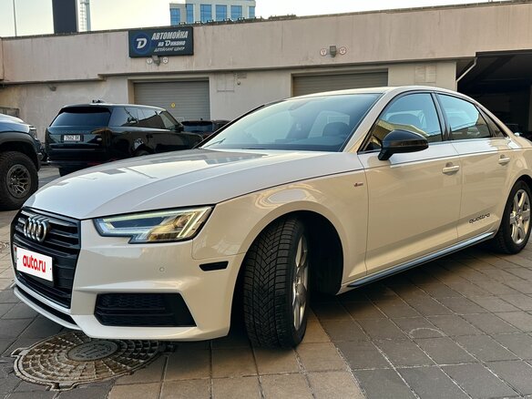 2015 Audi A4 V (B9), белый, 2224667 рублей - вид 4