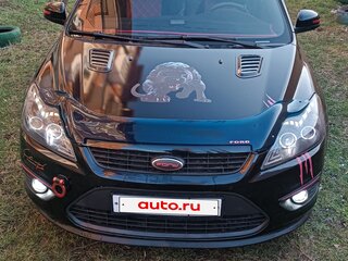 2011 Ford Focus II Рестайлинг, чёрный, 585000 рублей, вид 2