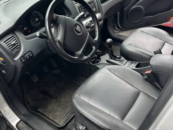 2006 Kia Sportage II, серебристый, 850000 рублей - вид 7