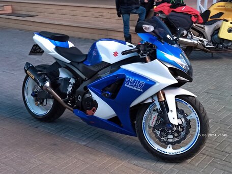 2007 Suzuki GSX-R 1000, синий, 900000 рублей, вид 4