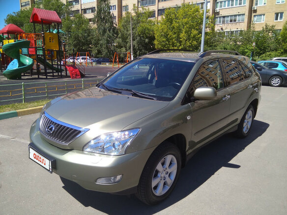 2007 Lexus RX 350 II Рестайлинг, зелёный