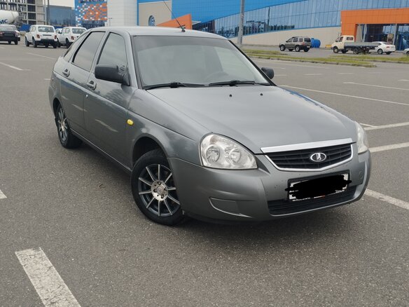 2013 Lada (ВАЗ) Priora I, серый, 485000 рублей - вид 1