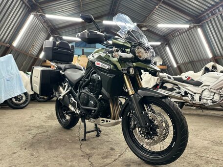2013 Triumph Tiger 1200, зелёный, 990000 рублей, вид 1