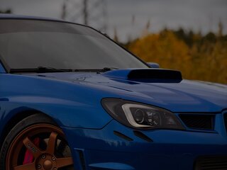 2006 Subaru Impreza WRX STi II Рестайлинг 2, синий, 1600000 рублей, вид 2