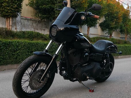 2006 Harley-Davidson Street Bob, чёрный, 800000 рублей, вид 5