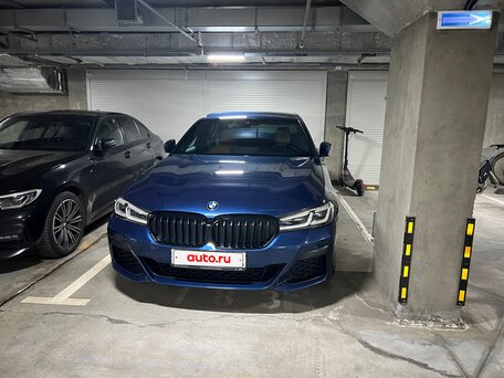 2021 BMW 5 серии 520d xDrive VII (G30/G31/G38) Рестайлинг, синий, 5800000 рублей, вид 2