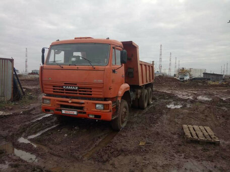 2008 КамАЗ 65111, оранжевый, 800000 рублей, вид 1