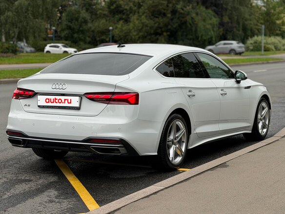 2020 Audi A5 40 TFSI II (F5) Рестайлинг, белый - вид 8