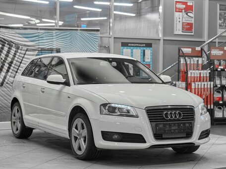 2012 Audi A3 II (8P) Рестайлинг 2, белый, 849000 рублей, вид 3