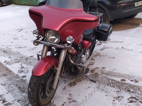 2006 Yamaha XV 1700 Road Star, красный, 550000 рублей - вид 3