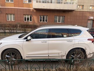 2018 Hyundai Santa Fe IV, белый, 2450000 рублей, вид 4
