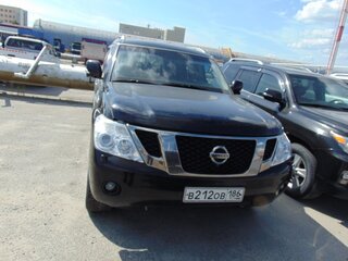 2012 Nissan Patrol VI (Y62), чёрный, 1410320 рублей, вид 1