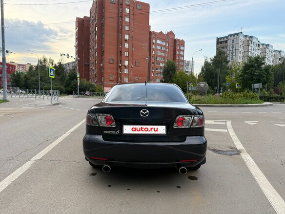 2007 Mazda 6 I (GG) Рестайлинг, чёрный - вид 6