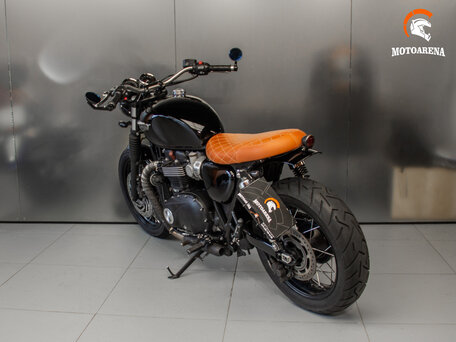 2016 Triumph Bonneville T120, зелёный, 876535 рублей, вид 5