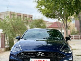 2021 Hyundai Sonata N-Line VIII (DN8), синий, 2550000 рублей, вид 4