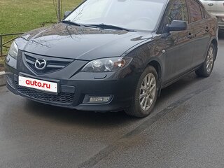 2008 Mazda 3 I (BK) Рестайлинг, чёрный, 420000 рублей, вид 1